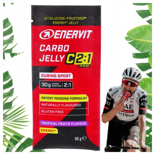Galaretka Enervit Carbo Jelly C2:1PRO smak owoce tropikalne 50g