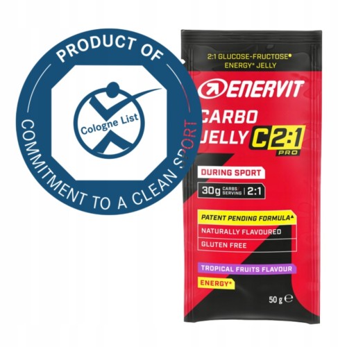 Galaretka Enervit Carbo Jelly C2:1PRO smak owoce tropikalne 50g
