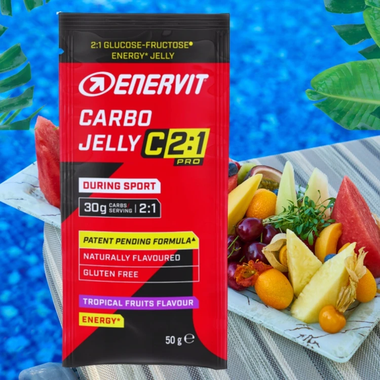 Galaretka Enervit Carbo Jelly C2:1PRO smak owoce tropikalne 50g