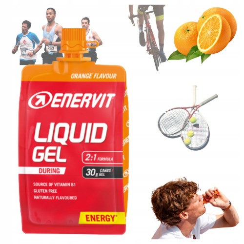 Żel Enervit Enervitene Sport Liquid Gel 60ml pomarańczowy