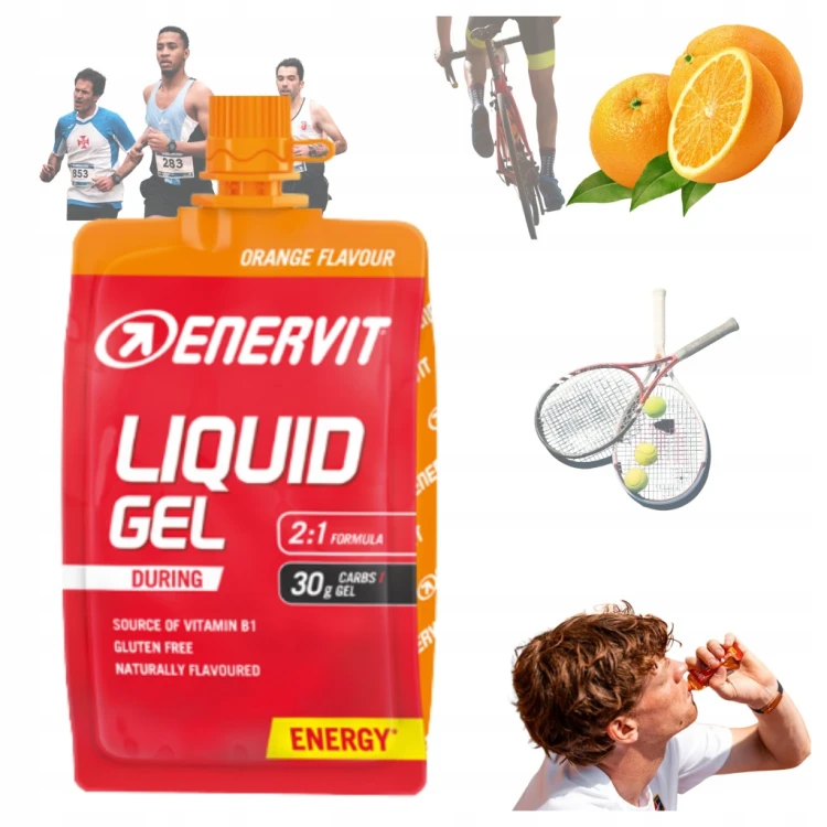 Żel Enervit Enervitene Sport Liquid Gel 60ml pomarańczowy