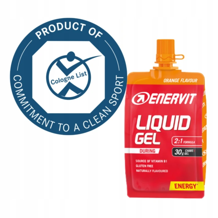 Żel Enervit Enervitene Sport Liquid Gel 60ml pomarańczowy