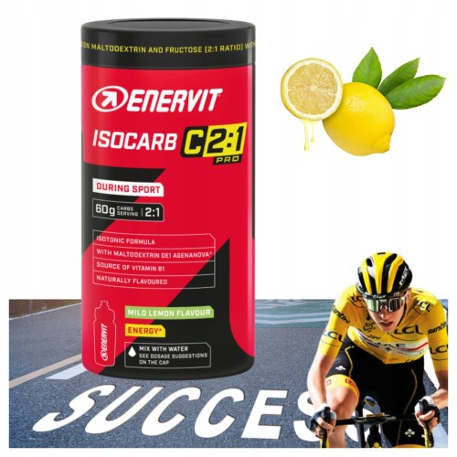 Izotoniczny napój węglowodanowy Enervit izotonik Isocarb C2:1PRO 650g lemon
