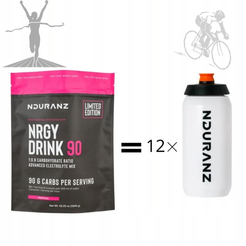 NDURANZ NRGY DRINK 90 1200G TROPIKALNY NAPÓJ WYSOKO WĘGLOWODANOWY