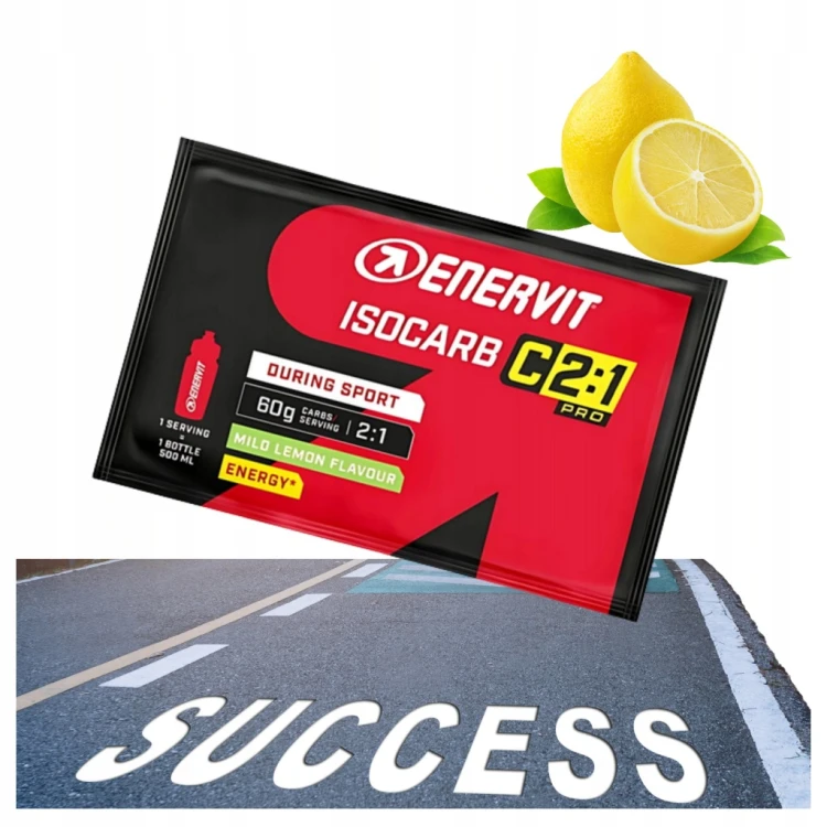 Enervit Isocarb C2:1PRO Izotoniczny Węglowodany Izotonik Lemon Saszetka 65g