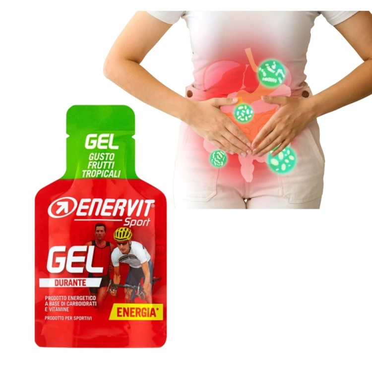 Żel Energetyczny Enervit Gel 25ml 20g Węglowodanów Tropic Bieganie Rower