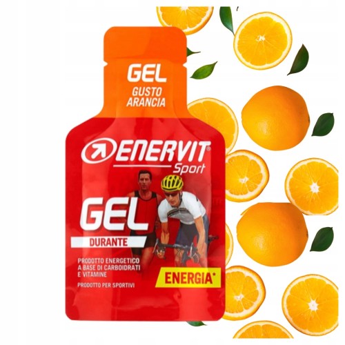 Żel Energetyczny Enervit Gel 25ml 20g Węglowodanów Orange Bieganie Rower