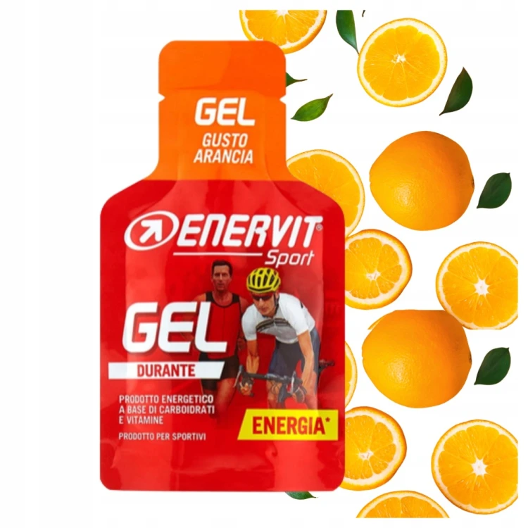 Żel Energetyczny Enervit Gel 25ml 20g Węglowodanów Orange Bieganie Rower