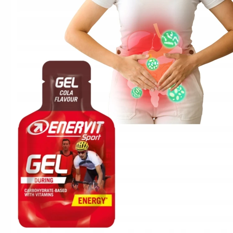 Żel Energetyczny Enervit Gel 25ml 20g Węglowodanów Cola Bieganie Rower