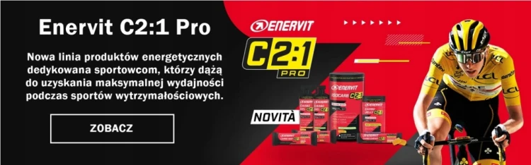Enervit Gel Żel Energetyczny 25ml Kofeina 20mg Malina DP4 Bieganie Rower
