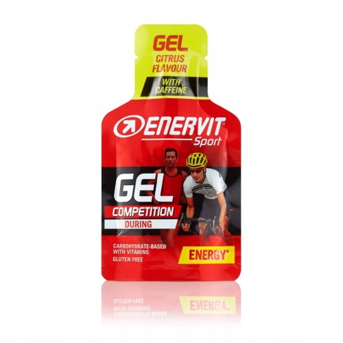 Enervit Gel Żel Energetyczny 25ml Kofeina 20mg Cytryna DP4 Bieganie Rower