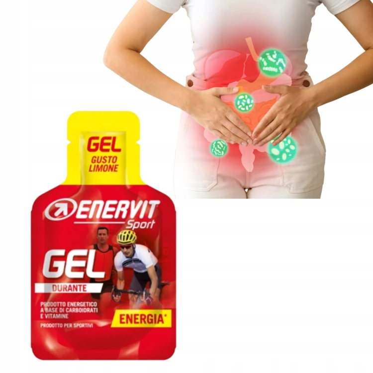 Żel Energetyczny Enervit Gel 25ml 20g Węglowodanów Cytryna Bieganie Rower