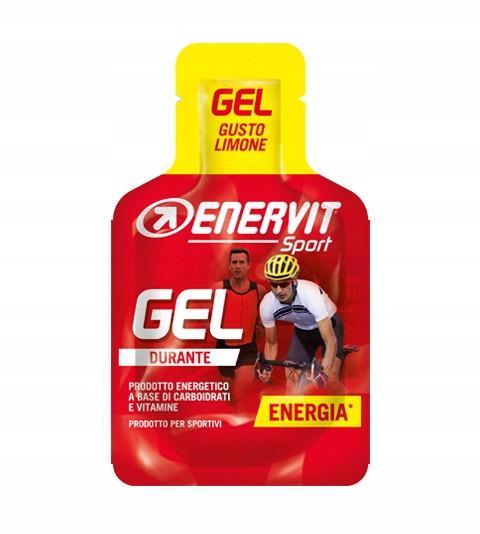 Żel Energetyczny Enervit Gel 25ml 20g Węglowodanów Cytryna Bieganie Rower