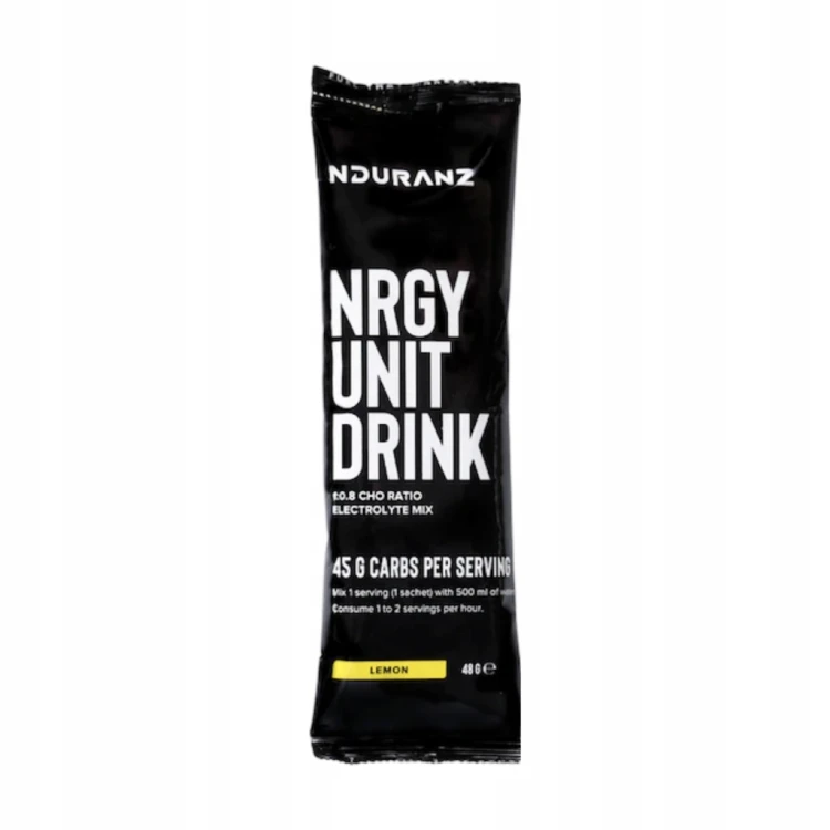 NDURANZ NRGY DRINK 45Cytryna NAPÓJ WYSOKO WĘGLOWODANOWY Carbo Saszetka 48G