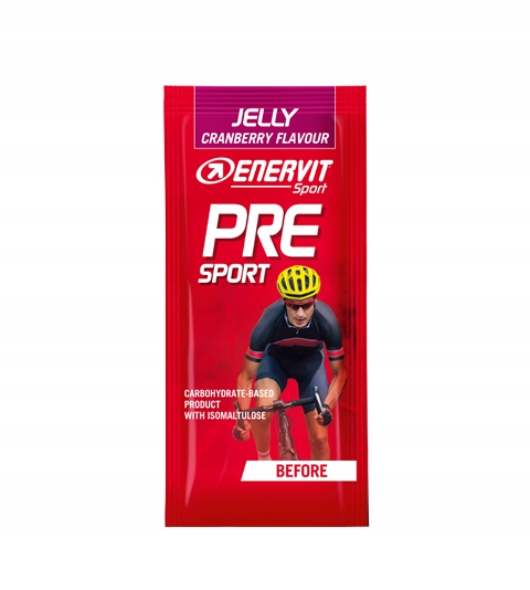 Enervit Pre-Sport Carbo Galaretka Przed Treningiem węglowodany 45g żurawina