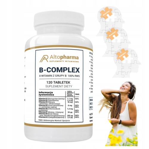 Suplement diety Alto Pharma B Complex witamina B complex tabletki 120 szt.