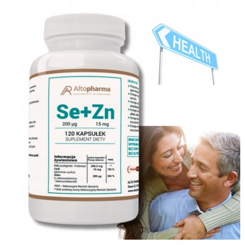 Alto Pharma Selen organiczny 200µg + Cynk 15mg 120 szt.