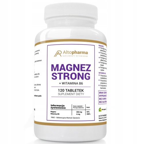 Altopharma Magnez Strong + Witamina B6 120 tabletek wege