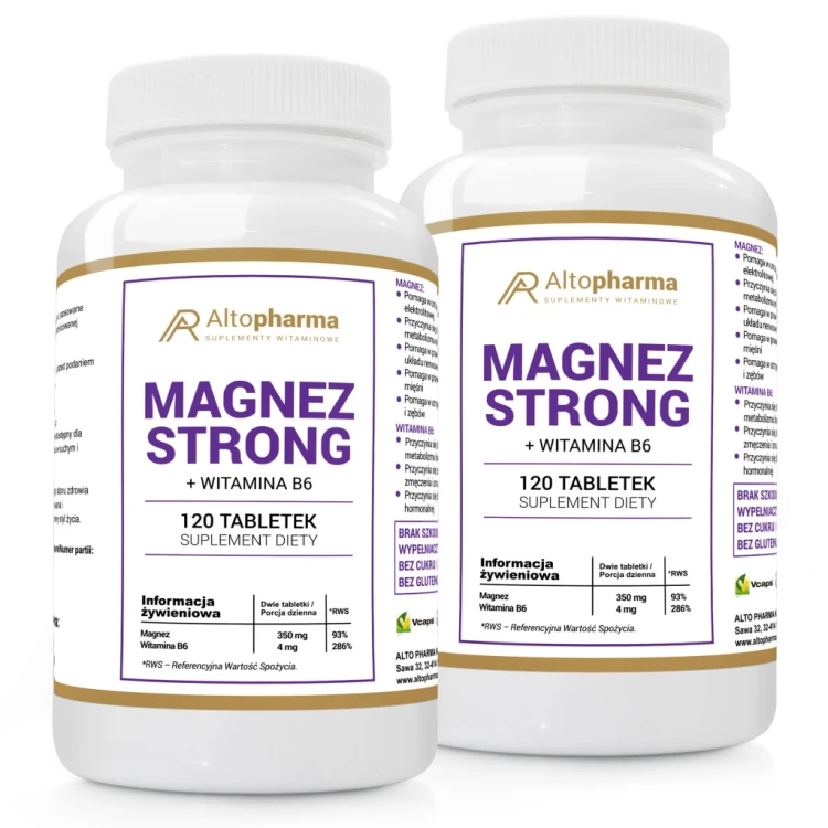 Altopharma Magnez Strong + Witamina B6 120 tabletek wege