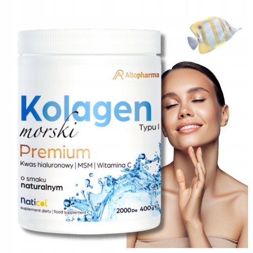 Kolagen Rybi Premium Alto Pharma 10 000mg Proszek MSM Wit C Na Stawy