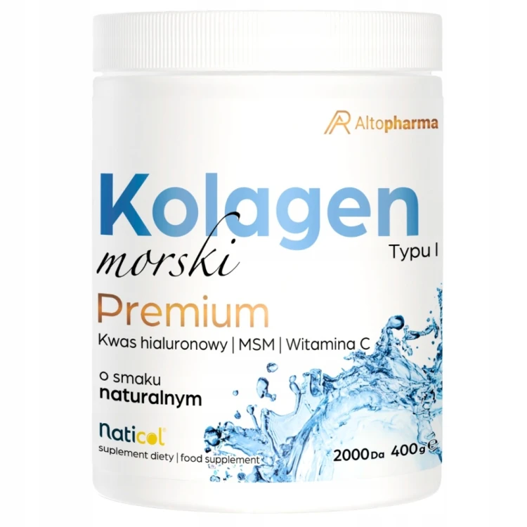 Kolagen Rybi Premium Alto Pharma 10 000mg Proszek MSM Wit C Na Stawy