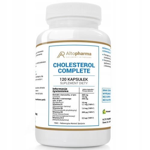 Suplement diety Alto Pharma Cholesterol Complete karczoch kapsułki 120 szt.