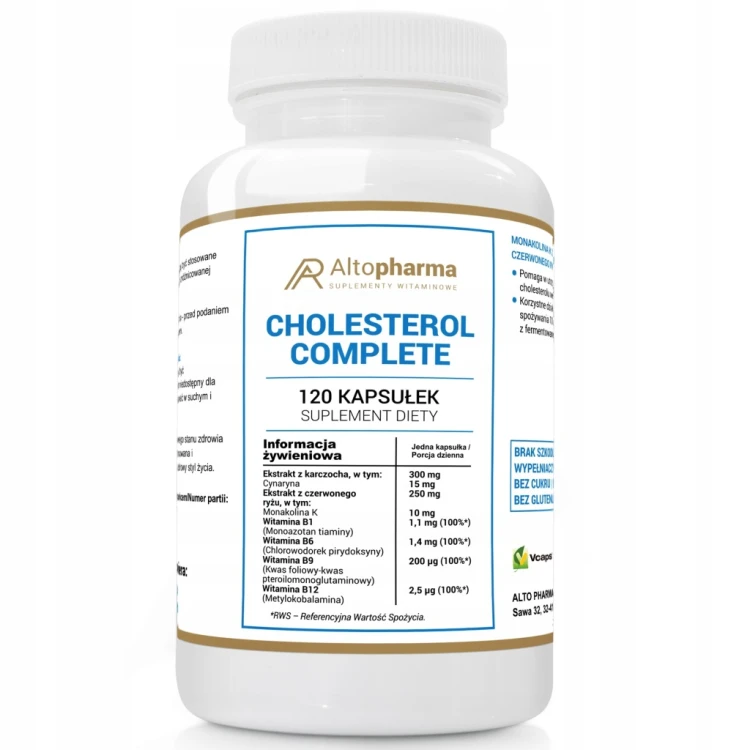 Suplement diety Alto Pharma Cholesterol Complete karczoch kapsułki 120 szt.