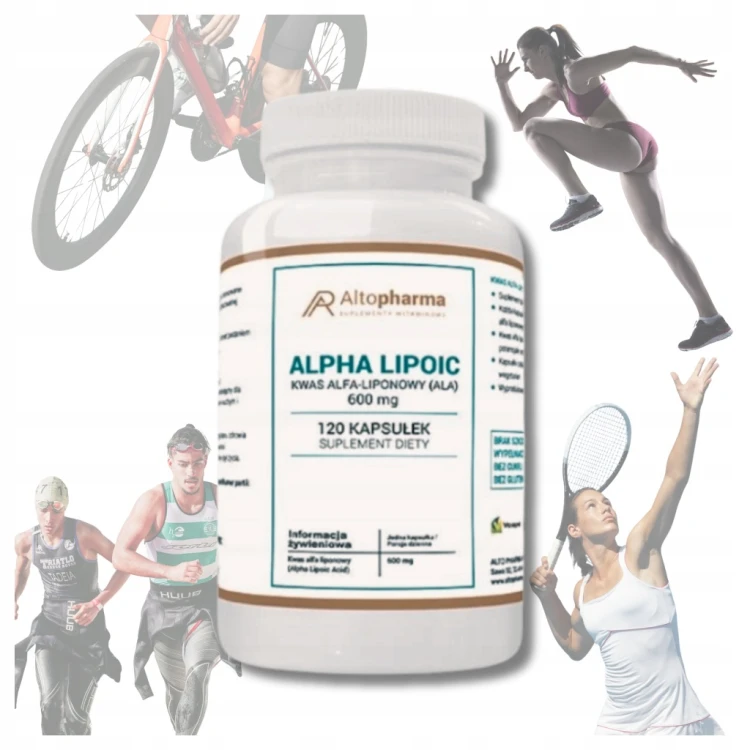 Kapsułki suplementu diety Alto Pharma kwas alfa-liponowy 600 mg 120 szt.