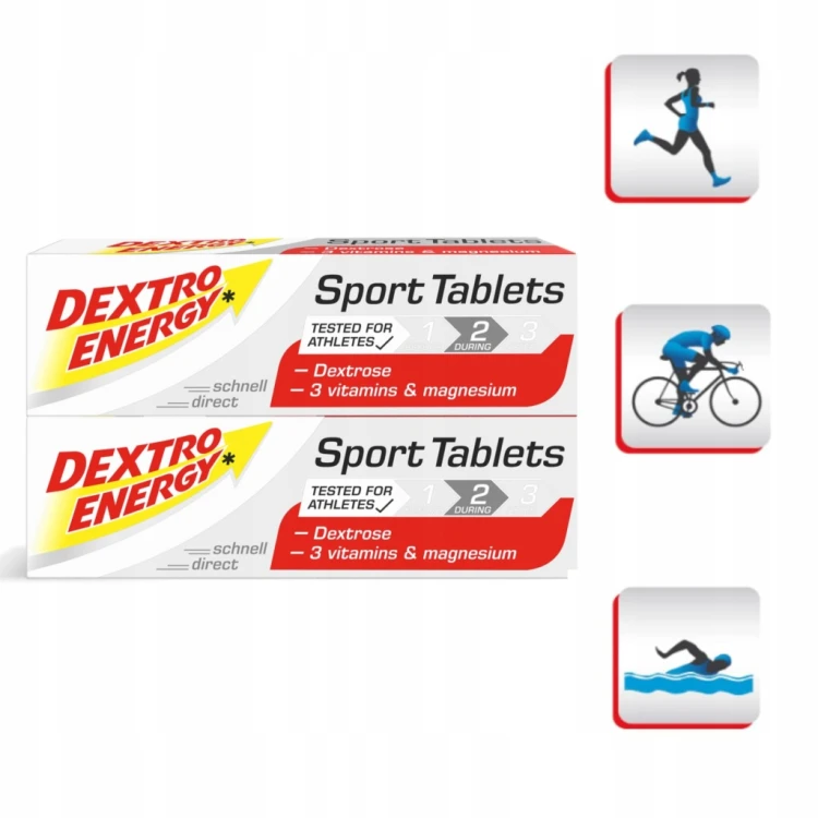 Dextro Energy Dekstroza Glukoza Magnez 2x14 94g Mózg Koncentracja Energia