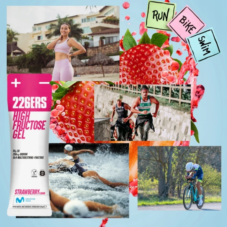 226ERS Żel Energetyczny HIGH FRUCTOSE GEL Truskawka 80g Rower Bieganie