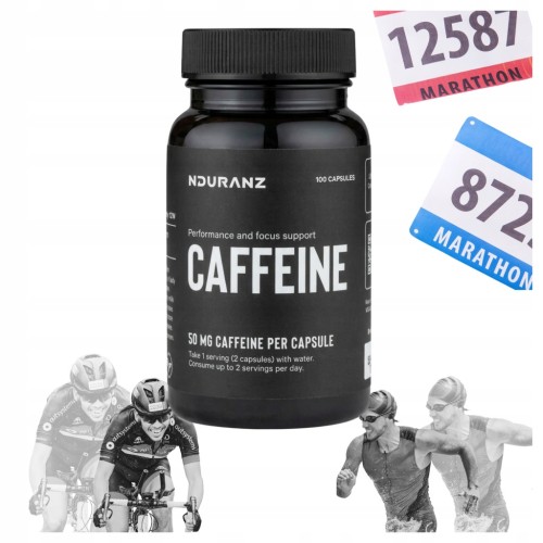 NDURANZ Caffeine 100k Kofeina Bezwodna Energia Skupienie