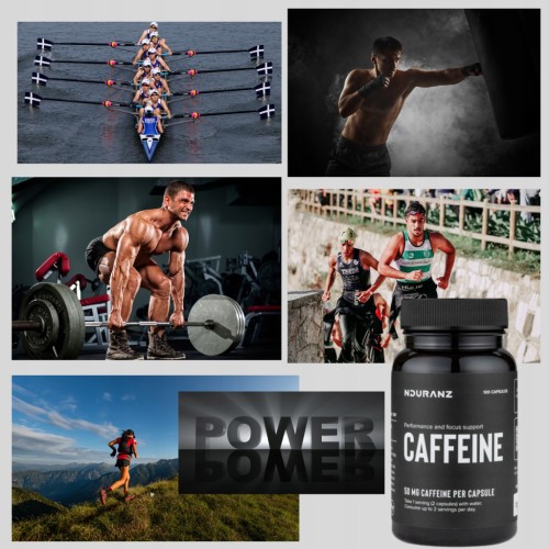 NDURANZ Caffeine 100k Kofeina Bezwodna Energia Skupienie