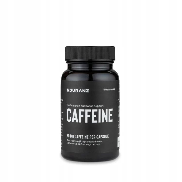 NDURANZ Caffeine 100k Kofeina Bezwodna Energia Skupienie