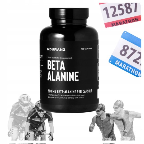 NDURANZ Beta Alanine 150k 800mg Wytrzymałość Pompa
