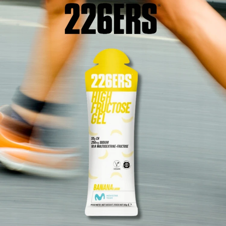 226ERS Żel Energetyczny HIGH FRUCTOSE GEL Banan 80g Rower Maraton Bieganie