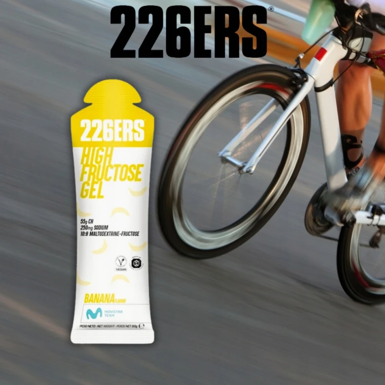 226ERS Żel Energetyczny HIGH FRUCTOSE GEL Banan 80g Rower Maraton Bieganie