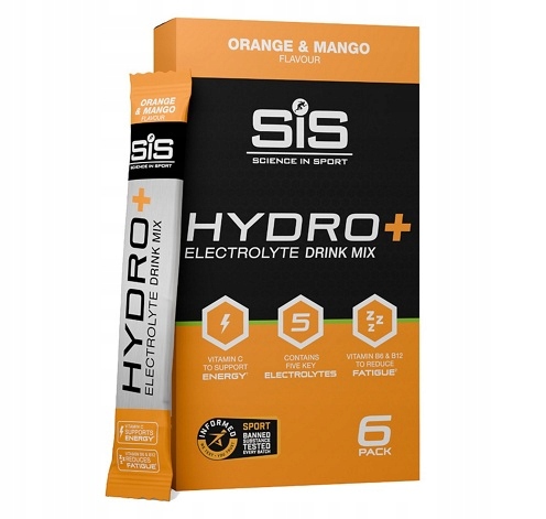 SIS Elektrolity Nawodnienie Hydro+ Drink Orange Mango saszetki x6 rower