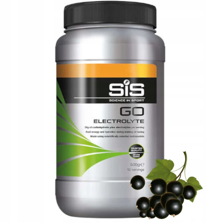 SiS Go Electrolyte 500g Napój Izotoniczny Elektrolity Węglowodany Porzeczka
