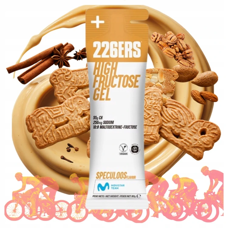 226ERS Żel Energetyczny HIGH FRUCTOSE ciastko korzenne 80g Rower Bieganie