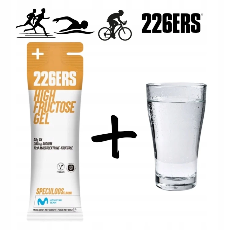 226ERS Żel Energetyczny HIGH FRUCTOSE ciastko korzenne 80g Rower Bieganie