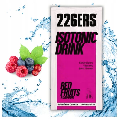 226ers Izotonik Napój Izotoniczny Proszek Nawodnienie BCAA Owoce Czerwone