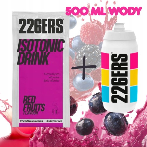 226ers Izotonik Napój Izotoniczny Proszek Nawodnienie BCAA Owoce Czerwone