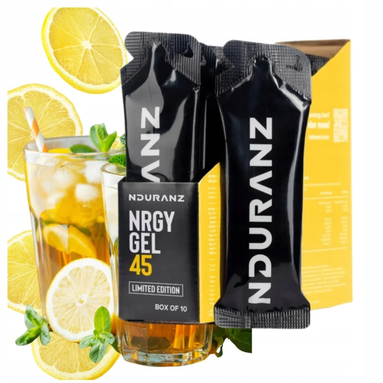 Żel Energetyczny NRGY GEL 45 Limited Box 10x75 Węgle Ice Tea bieganie rower