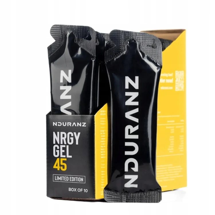 Żel Energetyczny NRGY GEL 45 Limited Box 10x75 Węgle Ice Tea bieganie rower