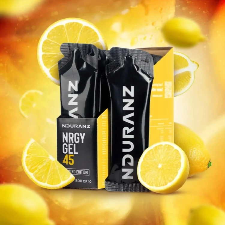 Żel Energetyczny NRGY GEL 45 Limited Box 10x75 Węgle Ice Tea bieganie rower