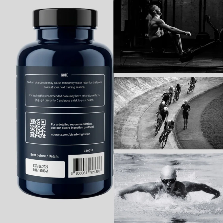 Nduranz Sodium Bicarbonate 180kap Soda Wydolność Zakwaszenie Rower Bieganie