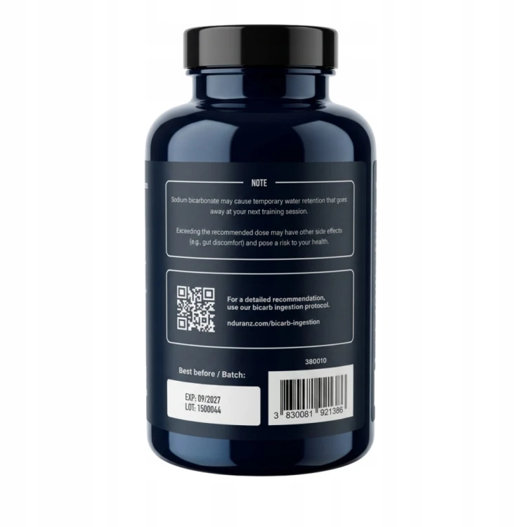 Nduranz Sodium Bicarbonate 180kap Soda Wydolność Zakwaszenie Rower Bieganie