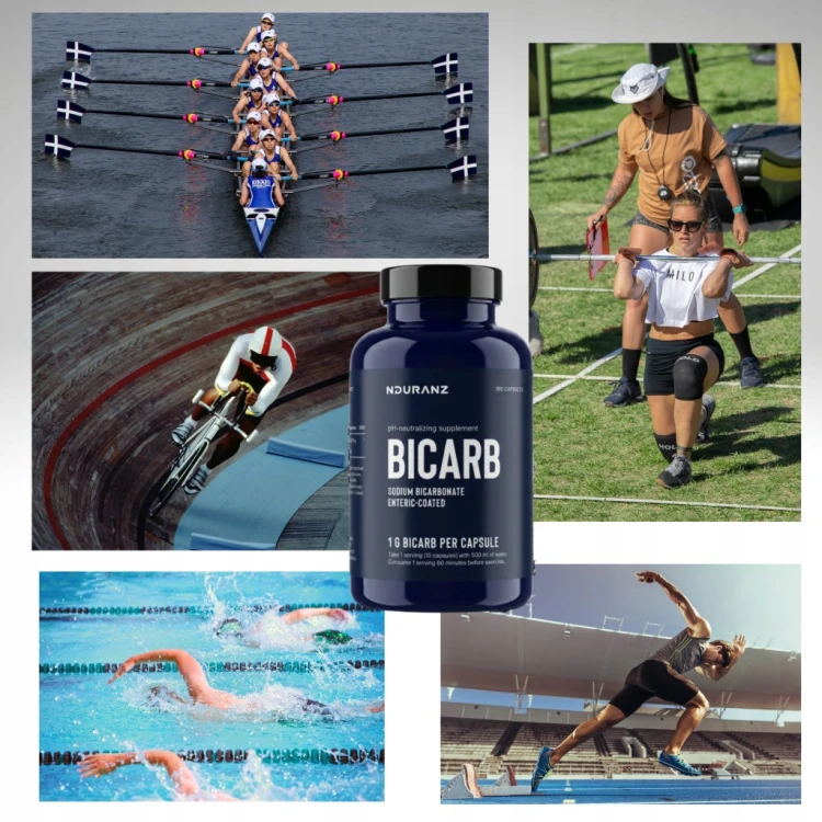 Nduranz Sodium Bicarbonate 180kap Soda Wydolność Zakwaszenie Rower Bieganie