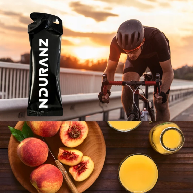 Żel Energetyczny NRGY GEL 45 Box 10x75 Węgle Brzoskwinia bieganie rower