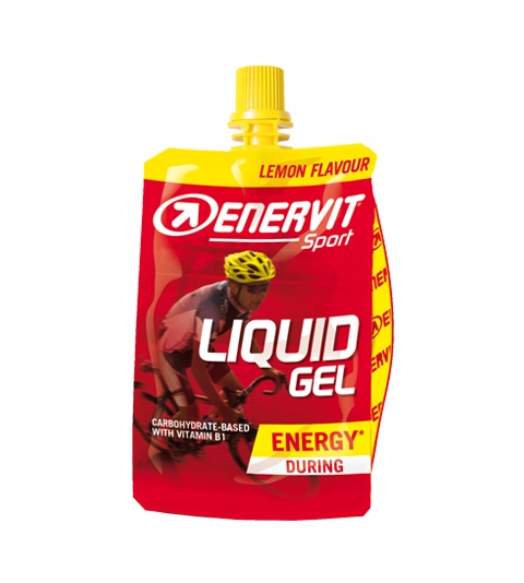 ŻEL WĘGLOWODANOWY LIQUID GEL 2:1 ENERVIT 30g WĘGLI Cytryna CARBO 60ml